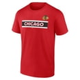 thumbnail image 2 of Men's  Red Chicago Blackhawks Jersey Inspired T-Shirt, 2 of 3