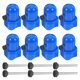 thumbnail image 2 of 8pcs Trampoline Pole Caps: Plastic Pipe Caps For Trampoline Enclosure - Safety Pole Top Covers Toppers For Outdoor Playing Use -, 2 of 3