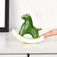 thumbnail image 5 of Estatua de Caballo Mecedora de CeráMica para el Hogar, Escultura de Arte Moderno para DecoracióN de Estantes de Mesa, Adorno de Escritorio de Estatuilla EstéTica,C, 5 of 5