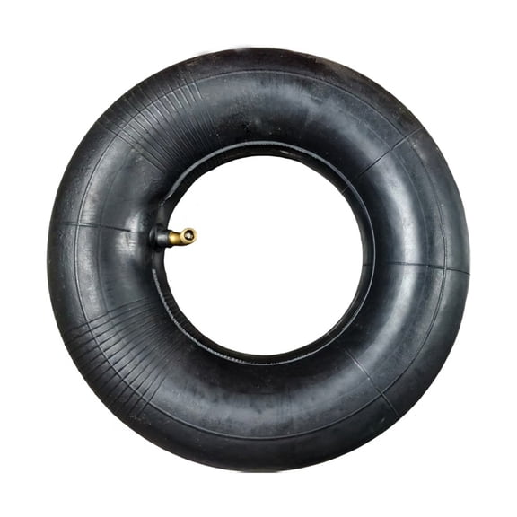 4.10/3.50-4 Inner Tube, Heavy Duty Replacement Tire Tube with 90° Bent Valve Stem, for 4 Inch Wheelbarrow, Hand Truck, Utility Cart, Lawn Mower, Electric Scooter, ATV