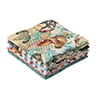 David Textiles 18" x 21" 100% Cotton Famr Chickens, Multi-color, for Quilting & Sewing, 5 Pieces