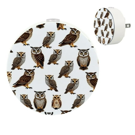 

YZUOUZY Night Light LED Lamp Bedside Lamps Set of 2 Bird Wildlife Bird Wings