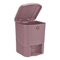 thumbnail image 3 of Kit 2 Botes de basura La Ardilla de plástico con pedal 8L (Rosa Magnolia), 3 of 4