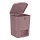 thumbnail image 3 of Kit 2 Botes de basura La Ardilla de plástico con pedal 8L (Rosa Magnolia), 3 of 4