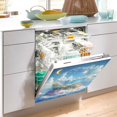 thumbnail image 2 of Yayeee Magnetic Dishwasher Cover for The Front Decoration Home Kitchen Machine Sticker Protector, Crystal Ocean, 2 of 6