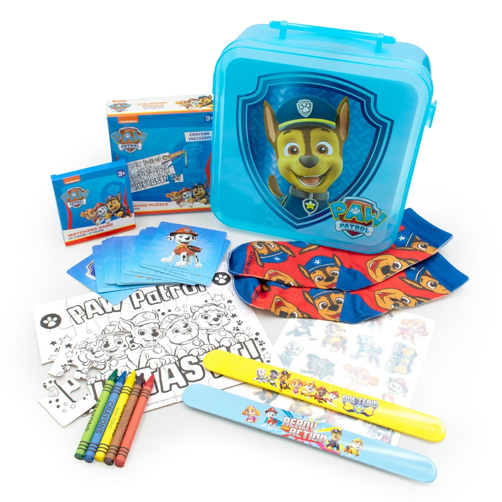 paw patrol travel set