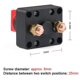 thumbnail image 3 of 100A Battery Switch Disconnect Switch Power Supply Universal Rotary Isolator Battery Disconnect Switch for Car Boat, 3 of 4
