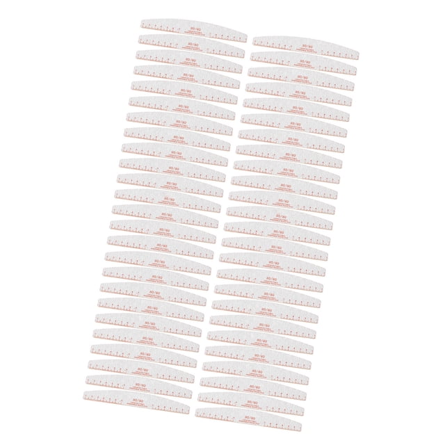 Manicura de Archivos de Uños, Archivos de Unas de Gran Ranura precisos Efectivos 80/80 Reutilizables para Las Unas de Gel de Extensión de Unas Acrílicas
