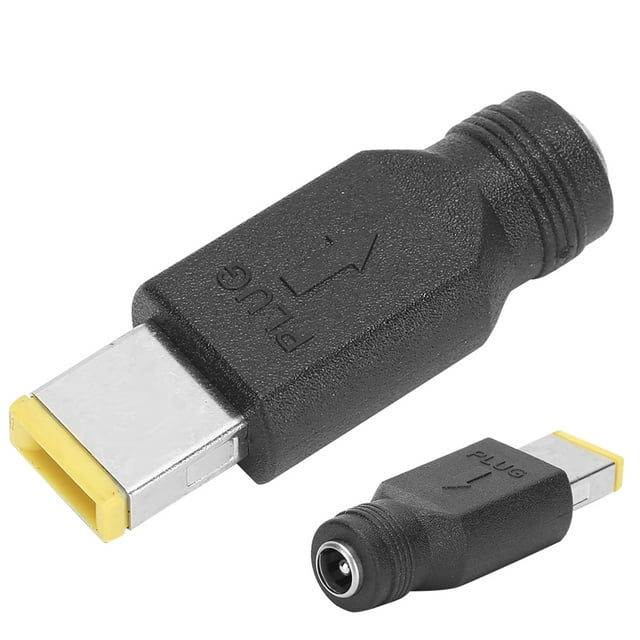 Cabezal de conversión del adaptador de corriente, 2 piezas Adaptador de corriente para computadora portátil Conector Adaptador Junta de línea Durabilidad probada en el tiempo