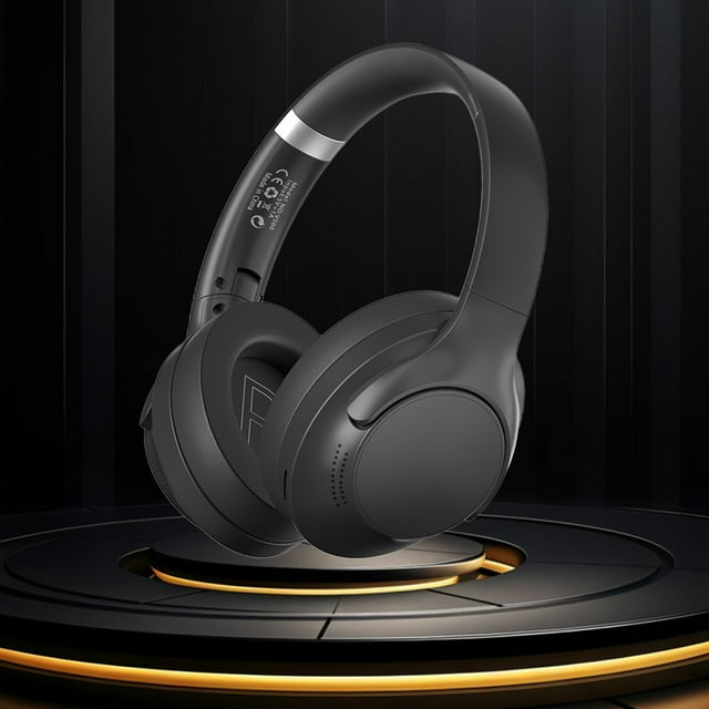 Auriculares inalámbricos Bluetooth 5.3 de diadema para reducción de ruido y llamadas. Plegables y escalables para un uso cómodo de auriculares Bluetooth. Auriculares Bluetooth.