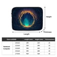 thumbnail image 4 of LNWH Magical Woods Pattern Laptop Sleeve, Notebook Computer Pocket Tablet Briefcase Carrying Bag, 10 inch Laptop Case, 4 of 8