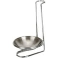 thumbnail image 1 of Soporte para cucharas de acero inoxidable, soporte para cucharas para utensilios de cocina, soporte para cucharas portátil de acero inoxidable de estilo occidental, 1 of 5