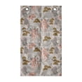 thumbnail image 1 of Floral Vintage Hanging Pocket Organizer, Pattern of Aster Flowers Japanese Garden Botanical Feels, Printed Polyester Storage Bag with Pockets, 21" x 31", Pale Eggshell Multicolor, 1 of 2