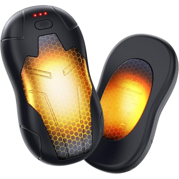 10000mAh Rechargeable Hand Warmers - 2 Pack, Magnetic Double - Side Heating, 3 - Level Adjustable Heat for Long - Lasting Warmth. Ideal for Outdoor Activities like Camping & Hunting. Christmas gift