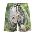 thumbnail image 4 of Genshin Impact Mens Swim Trunks with Compression Liner Board Shorts Quick Dry Swim Shorts Bathing Suits L, 4 of 8