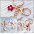 thumbnail image 2 of 4 PCS Cherry Blossom Rabbit Keychain Keychain Keychain Keychain para bolso, 2 of 3