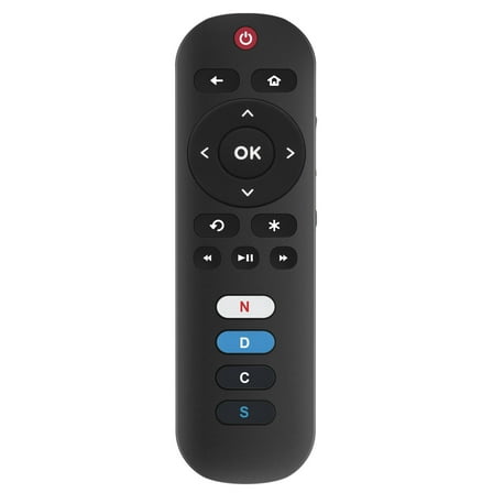Vinabty Replacement Remote Control fit for TCL Roku TV 28S305 55FS3700 32FS4610R 65S455 49FP110 43S525 55R615 32S3850 49S405 55S405 40S303 43S325 65S401 55FS3750 50S423 55S435 65S425 50S535