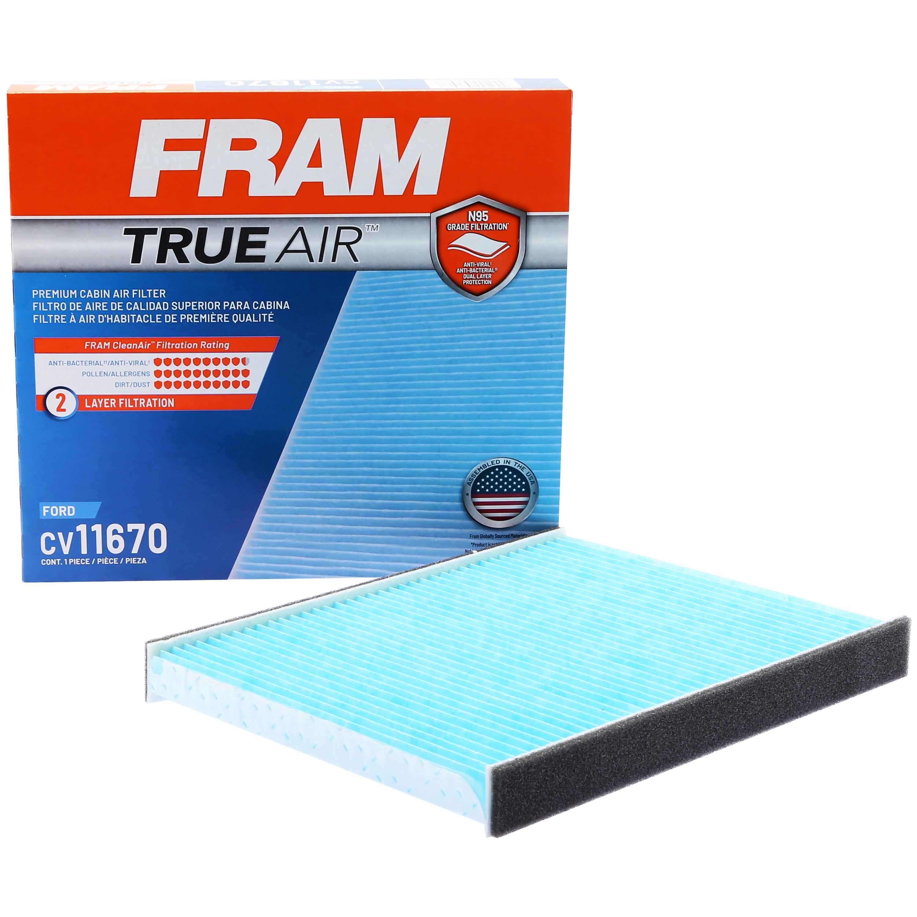 vhbw filtro abitacolo compatibile con VW Golf V 1.4 per auto, ai