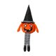 thumbnail image 2 of Muñeco decorativo de fantasma de calabaza de Halloween para el alféizar de la ventana del escritorio. Naranja, 2 of 9