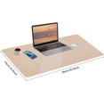 thumbnail image 4 of GHSDFBB Leather Desk Pad, Mouse Pad, Non-Slip Desk Protector Mat, Leather Desk Blotter, Computer Desk Pad, Waterproof Desk Mat for Home Office and Decor-Beige (35.4×16.9 Inches), 4 of 6
