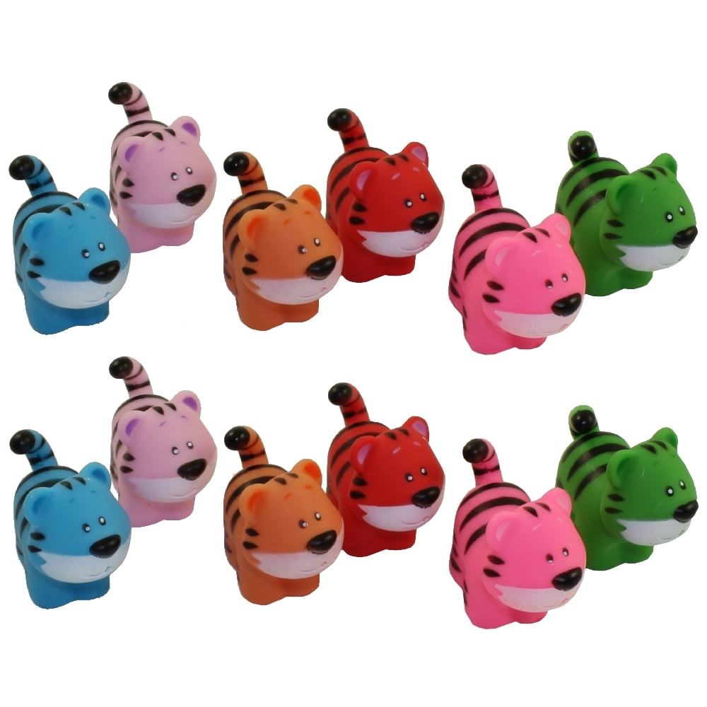 Rhode Island Novelty Rubber Bath Toys TIGERS (1 Dozen) Walmart