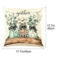 thumbnail image 3 of Luoshdecor Summer Home Throw Pillow Covers 18x18 in,Bless Our Home Floral Pillow Case for Home Outdoor Sofa Decor, 3 of 6