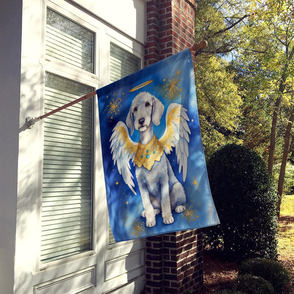 Bedlington Terrier My Angel House Flag 28 in x 40 in
