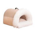 thumbnail image 1 of Cama para gatos Yuyangstore nido semicerrado portátil Café Medio, 1 of 8