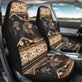 thumbnail image 4 of XYZCANDO Easy to Install Front Seat Bucket Towel Auto Car SUV, Soft Anti-Scratch Car Seat Covers 2 Pack Polyester Dachshund Design, 4 of 10