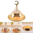 thumbnail image 2 of Elegant Cake Stand with Lid Party Table Candy Dish Storage Tray Snacks Plate, 2 of 12