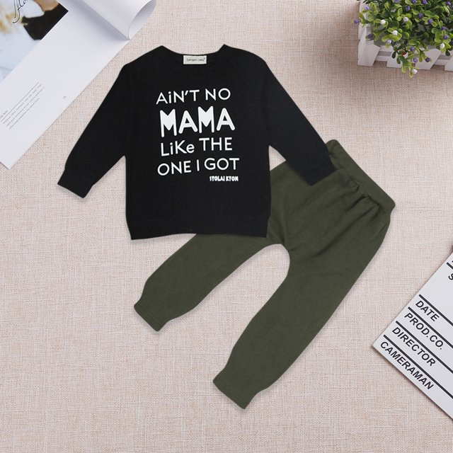 Sudadera de manga larga para bebé, conjunto de pantalones, trajes de otoño de algodón (18-24M) Ndcxsfigh Para estrenar