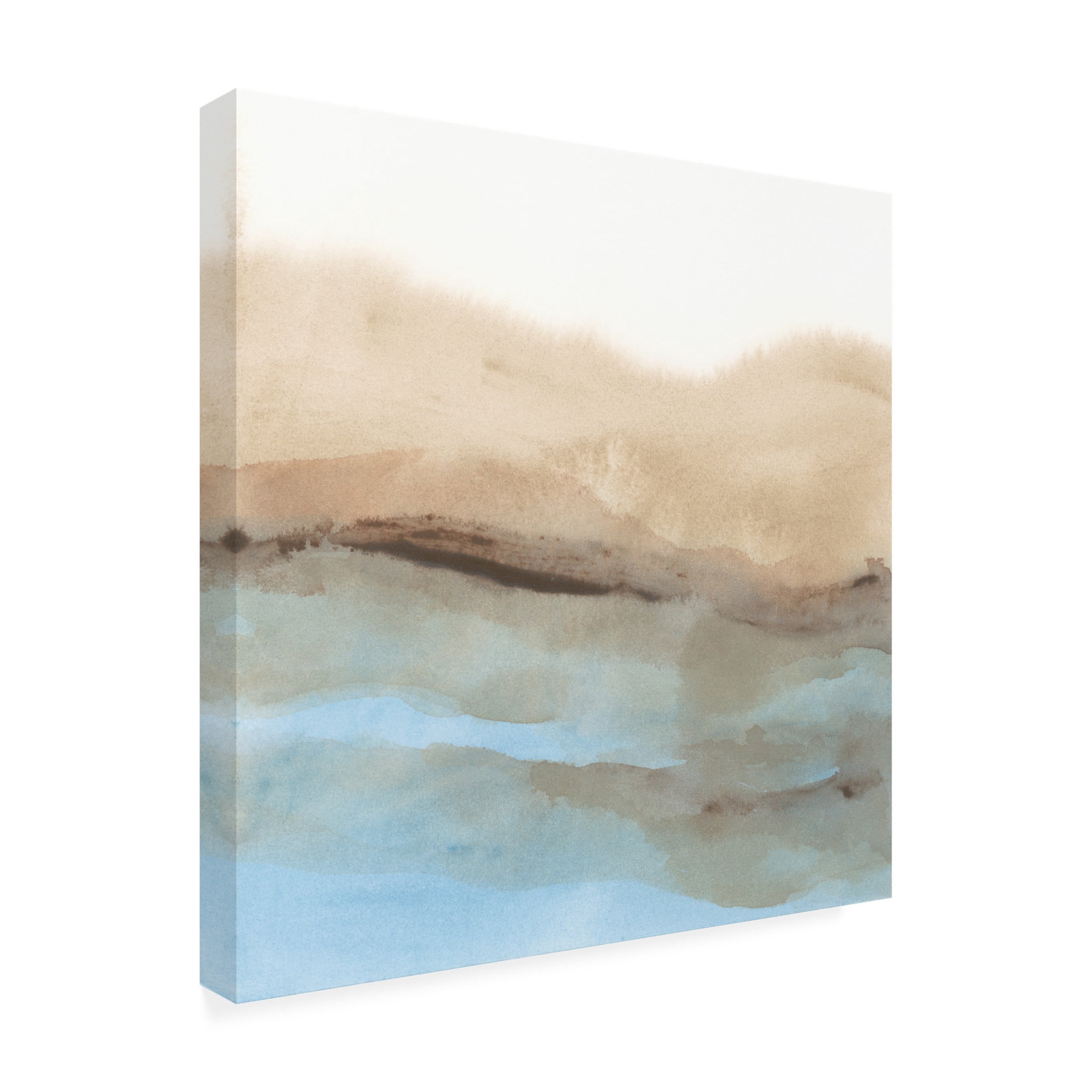 Trademark Fine Art June Erica Vess  Wave Strata I Canvas Wall Art