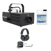 Chauvet DJ Hurricane 2000 DMX Fog Machine Fogger Built-In Timer+Headphones+Fluid
