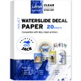 thumbnail image 1 of Calcomanía con diseño de tobogán acuático para impresoras Jack Inkjet, transparente, 20 hojas, 1 of 6