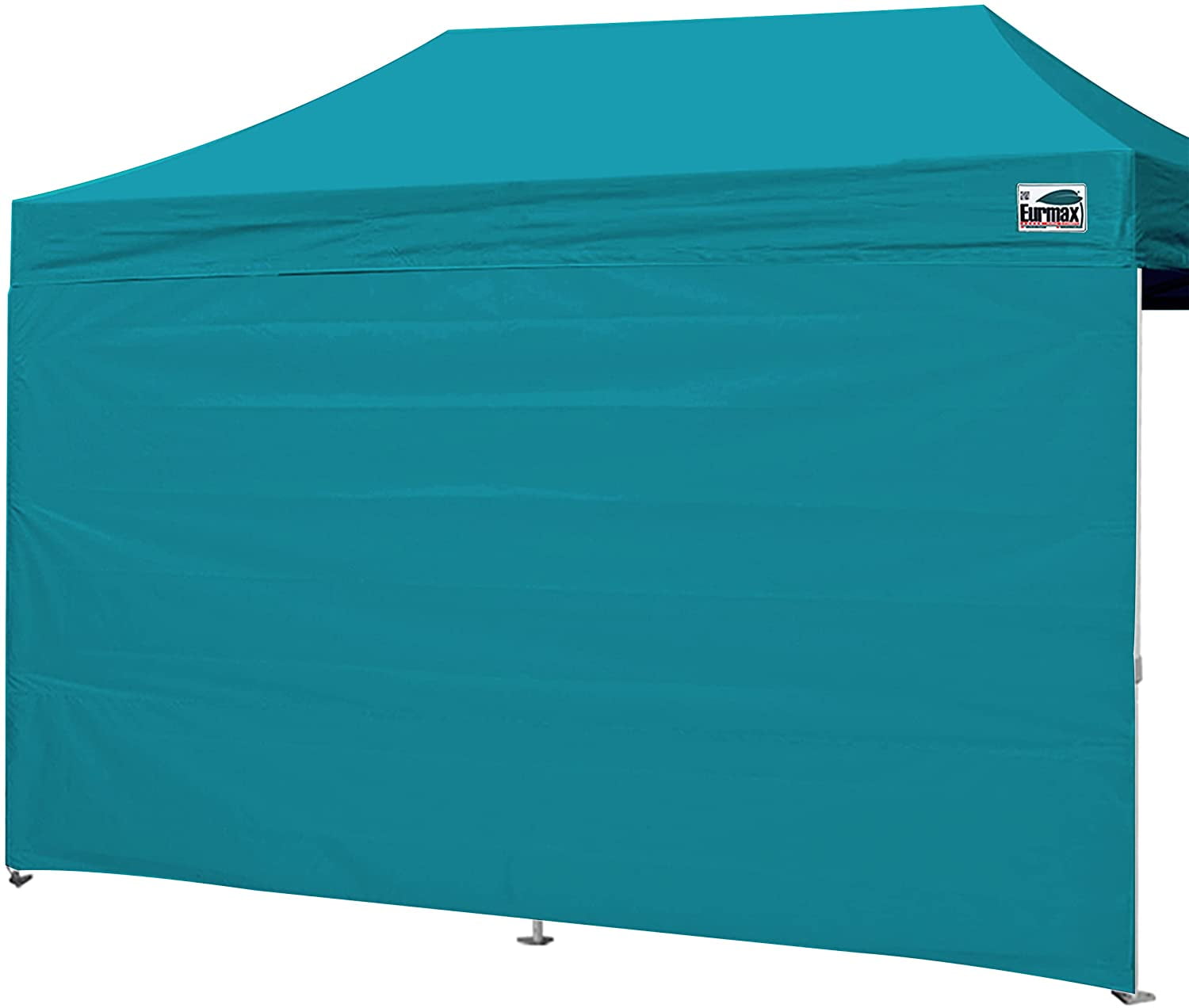 Canopy Walls 10x20，Outdoor Instant Canopies Eurmax Instant SunWall for 10x20 Gazebo Pop up Canopy Sky Blue 1 Pack Sidewall Only Removable Zipper End