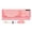 Baby Pink, variant on Wireless Keyboard and Mouse Combo, Retro Round Keycaps, Full Size with Detachable Wrist Rest, 2.4G for PC Mac Windows, Light Pink
