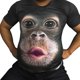 thumbnail image 2 of Hombres Fun Gorilla Monkey 3d Impreso Camiseta Casual Manga Corta Cuello Redondo Tops, 2 of 3
