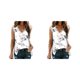 thumbnail image 3 of Qarigey Chaleco de algodón para mujer, camiseta sin mangas holgada de encaje informal, vacaciones, citas, vacaciones en la playa, ropa básica, trabajo Type6 NO6 Qarigey CBP212136, 3 of 6