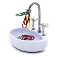 thumbnail image 5 of Ceative Washbasin Paper Clips Holder, Plastic Paper Clips Holder with 12 Pcs Paperclips Magnetics for Home Office Bathroom Furniture, 1 Pcs, 3.34x2.44x2.95", 5 of 8