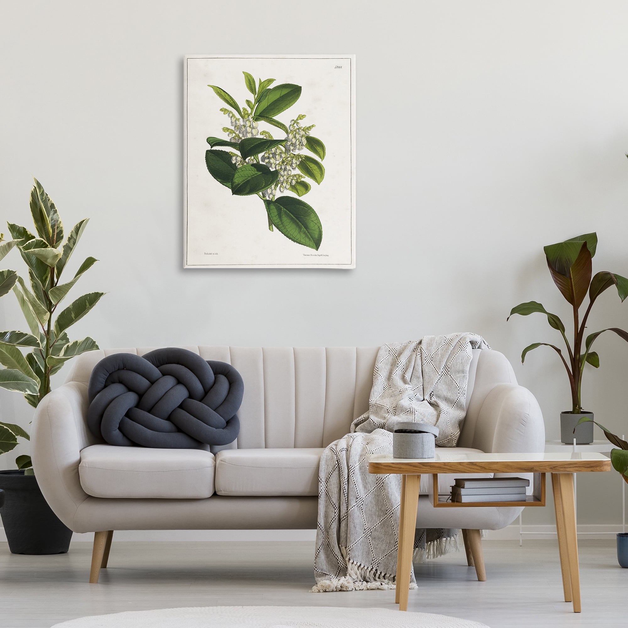 Stupell Industries Forest Nature Botanical Plants & Flowers Painting Wrapped Canvas Art Print Wall Art, 30 x 40