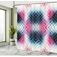 thumbnail image 5 of Ambesonne Abstract Shower Curtain, Geometric Lines Angle, 69"Wx75"L, Multicolor, 5 of 5