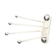thumbnail image 4 of QSTDGVPW 4 Arm Towel Bar Bath Rotating Arm Home Wall Mount Washroom Swivel Towel Rack argent, 4 of 9