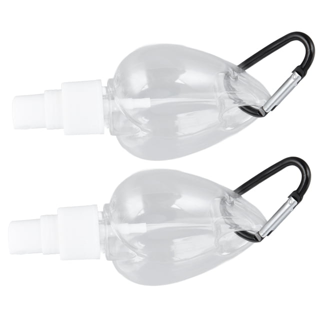 2 Pcs Desinfectante Para Manos Con Clip, Recipiente Recargable Portátil Ampliamente Utilizado Para Jabón De Jabón Para Lavabas