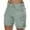 1# Green, variant on Cargo Shorts Women Summer High Waisted Bermuda Shorts Casual Trendy Hiking Elastic Waist Pant with Pockets Dark Gray M