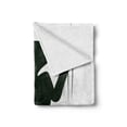 thumbnail image 2 of Modern Soft Flannel Fleece Throw Blanket, Cat Scratching the Wall Animal Fun Kitty Pet Humor Illustration, Cozy Plush for Indoor and Outdoor Use, 50" x 60", Dark Green White, by Ambesonne, 2 of 6