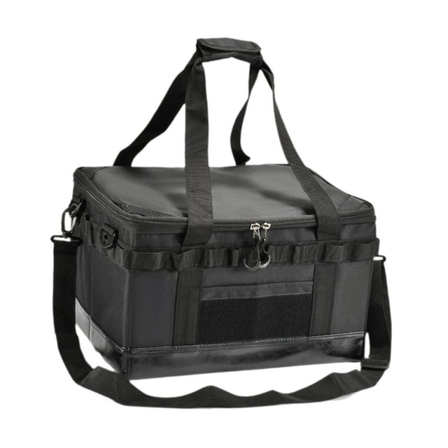 S SERENABLE Sac de Rangement Camping Étanche Activités de Plein Air Randonnée Tableware Organisateur Noir et Dur
