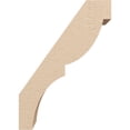 thumbnail image 3 of Ekena Millwork 5"W x 10"D x 14"H Valencia Rough Cedar Woodgrain TimberThane Knee Brace, Primed, 3 of 6