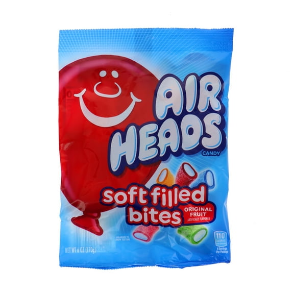 Airheads, Soft Filled Bites , Count 12 (6 oz ) - Sugar Candy / Grab Varieties & Flavors