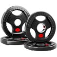 thumbnail image 1 of Soozier Weight Plates Set, 2-Inch Barbell Weights Set, 2 x 6lbs, 2 x 11lbs, 1 of 10