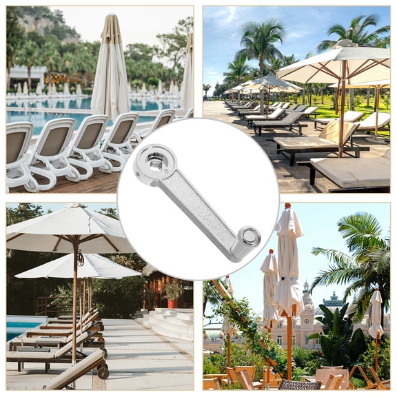OFFIGAM Patio Umbrella Replacement Crank Handle, Plastic and Metal, Easy to Adjust for Garden and Outdoor Use